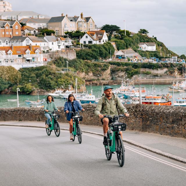 Cyclists in Cornwall